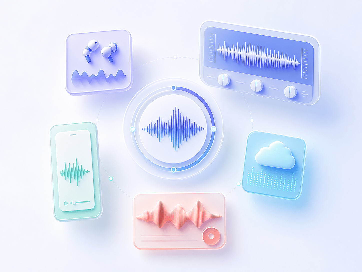 Visual guide to choosing audio formats for headphones, mobile, editing, web and cloud use